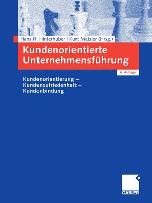 cover image of Kundenorientierte Unternehmensführung